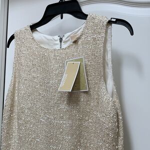 Michael Kors Sparkling Gold Mini Dress